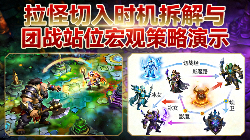DOTA2攻略教学封面 - 拉怪切入时机拆解与团战站位宏观策略演示